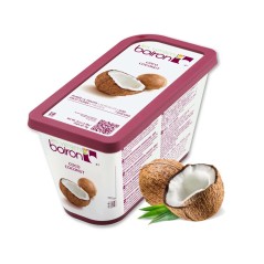 Coconut Puree - Frozen - By Les Vergers Boiron - 88% Coconut Milk - 2.2Lbs - Kosher