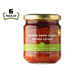 Les Moulins Mahjoub Organic Sweet Pepper Harissa -mild and aromatic Tunisian pepper spread
