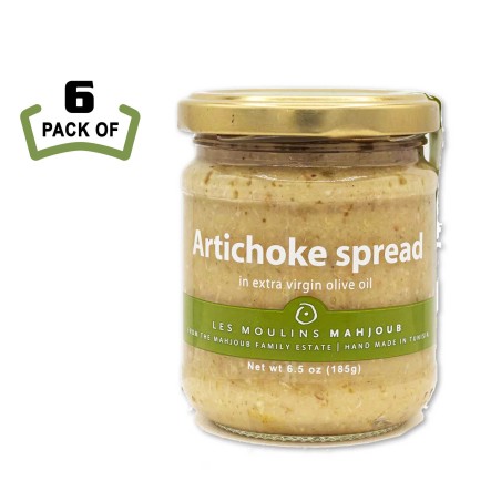 Artichoke Spread by Les Moulins Mahjoub - 6.5oz - Gourmet Condiments - (Pack of 6)