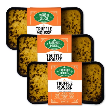 Truffle Mousse - by Fabrique Delices - 5oz - Pork-Free - Set of 3 Terrines