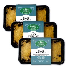 Country Style Pate with Black Pepper - by Fabrique Delices - 5oz - Set of 3 Terrines