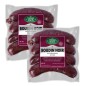 French-Style Blood Sausage - by Fabrique Delices - 4 Links - All Natural - 1Lb - (Pack of 2)