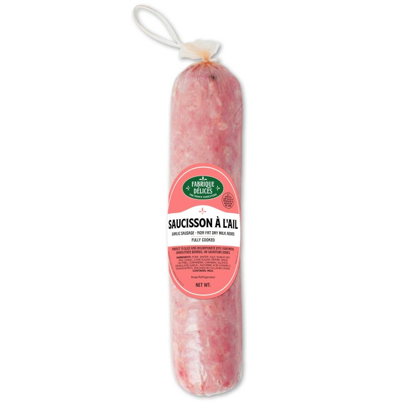 French-Style Garlic Sausage - by Fabrique Delices - 1.5Lbs French-Style Garlic Sausage - by Fabrique Delices - 1.5Lbs