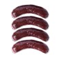 French-Style Blood Sausage - by Fabrique Delices - 4 Links - All Natural - 1Lb - (Pack of 2)