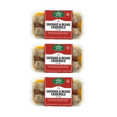 Sausage & Beans Casserole for Cassoulet - by Fabrique Delices - 1.3Lbs - (Pack of 3)