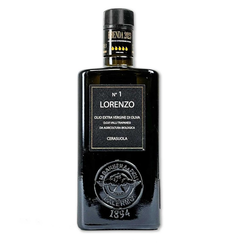 Lorenzo No.1 Organic Extra Virgin Olive Oil by Barbera - 17.6oz - Italian Gourmet Lorenzo No.1 Organic Extra Virgin Olive Oil by Barbera - 17.6oz - Italian Gourmet