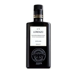 Lorenzo No. 5 Organic Extra Virgin Olive Oil by Barbera - 16.9oz - Kosher - Italian Gourmet
