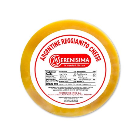 Argentine Reggianito Cheese - by Zerto - Approx. 15Lb-Wheel