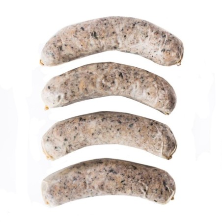 Andouille Sausages - Andouillette Pudding - by Fabrique Delices - All Natural - 4 Links - 1Lb - (Pack of 2)